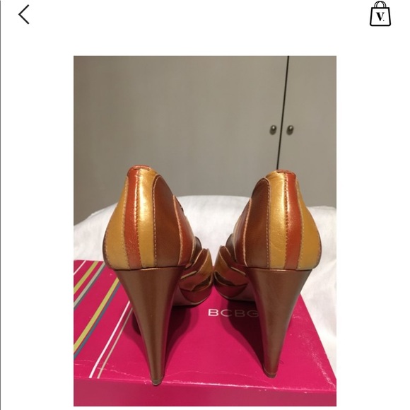 BCBGirls Shoes rust/ bronze colour. Size 5.5 - Picture 5 of 8